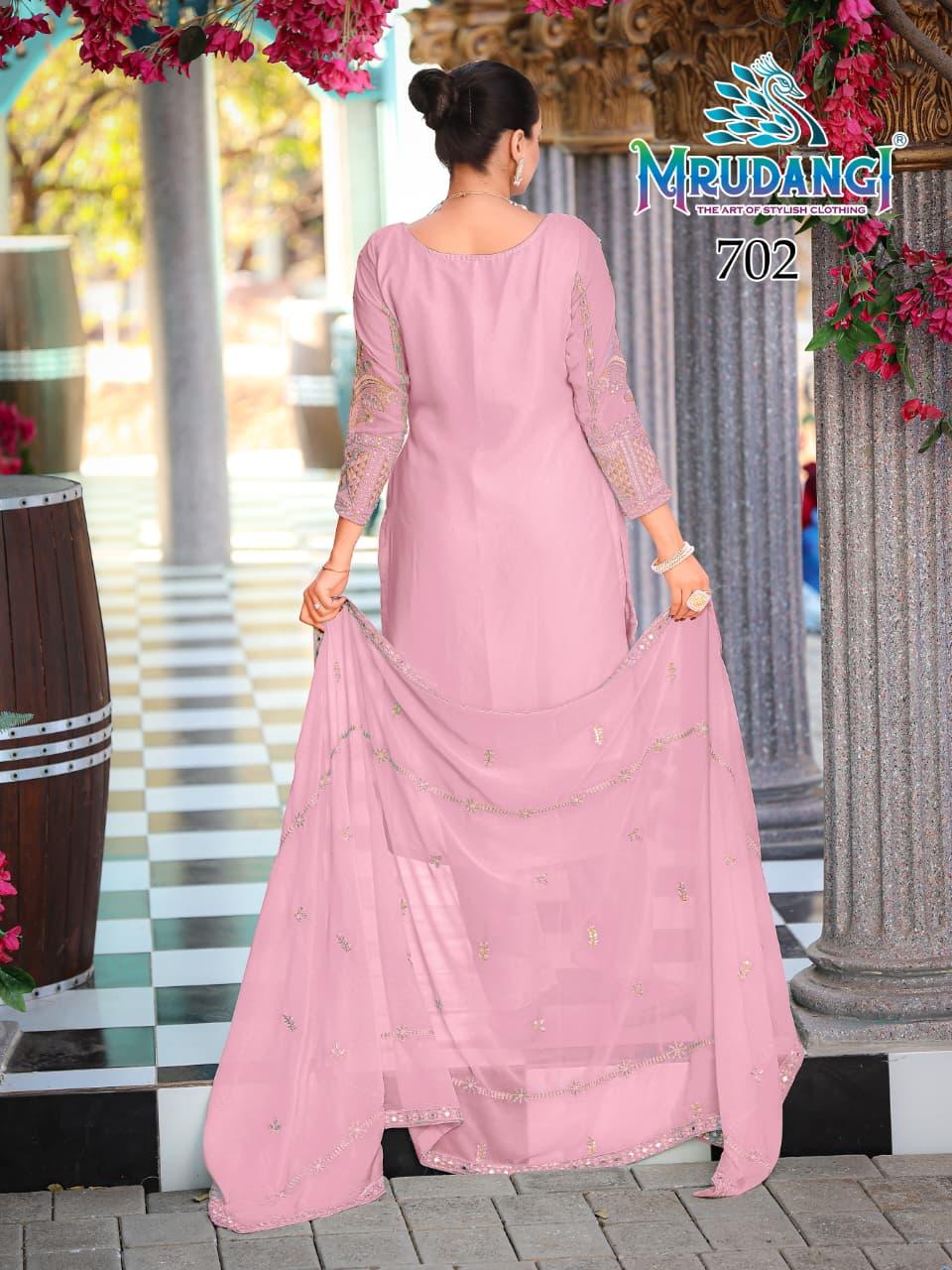 702 Roshni Mrudangi Georgette Readymade Suits
