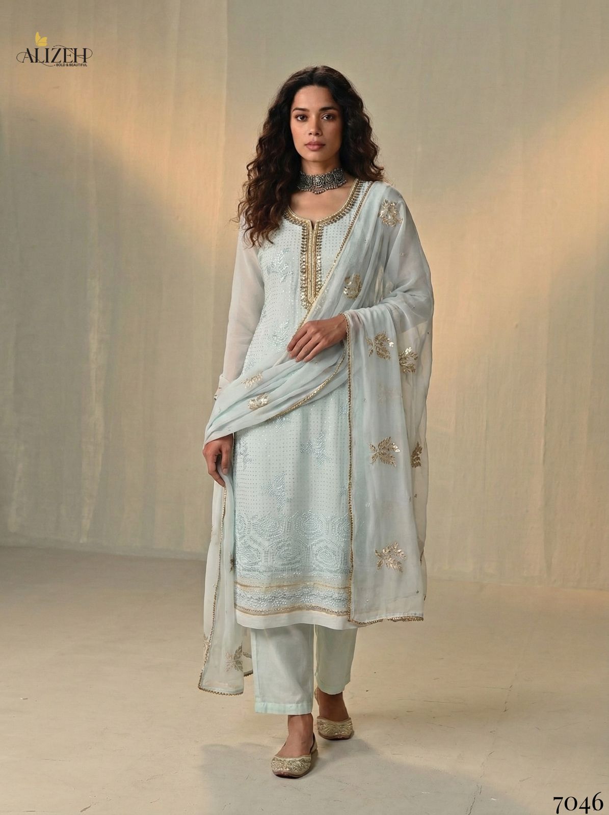 7046 Alizeh Georgette Readymade Suits