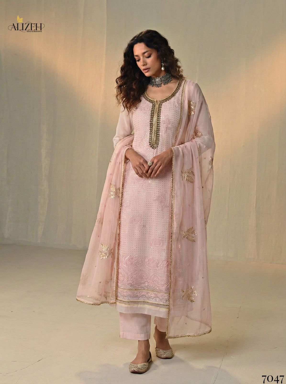 7047 Alizeh Georgette Readymade Suits