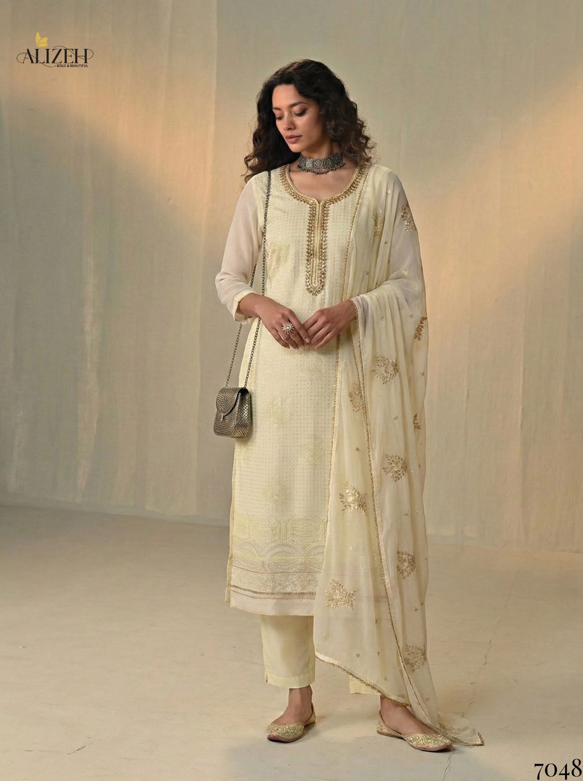 7048 Alizeh Georgette Readymade Suits