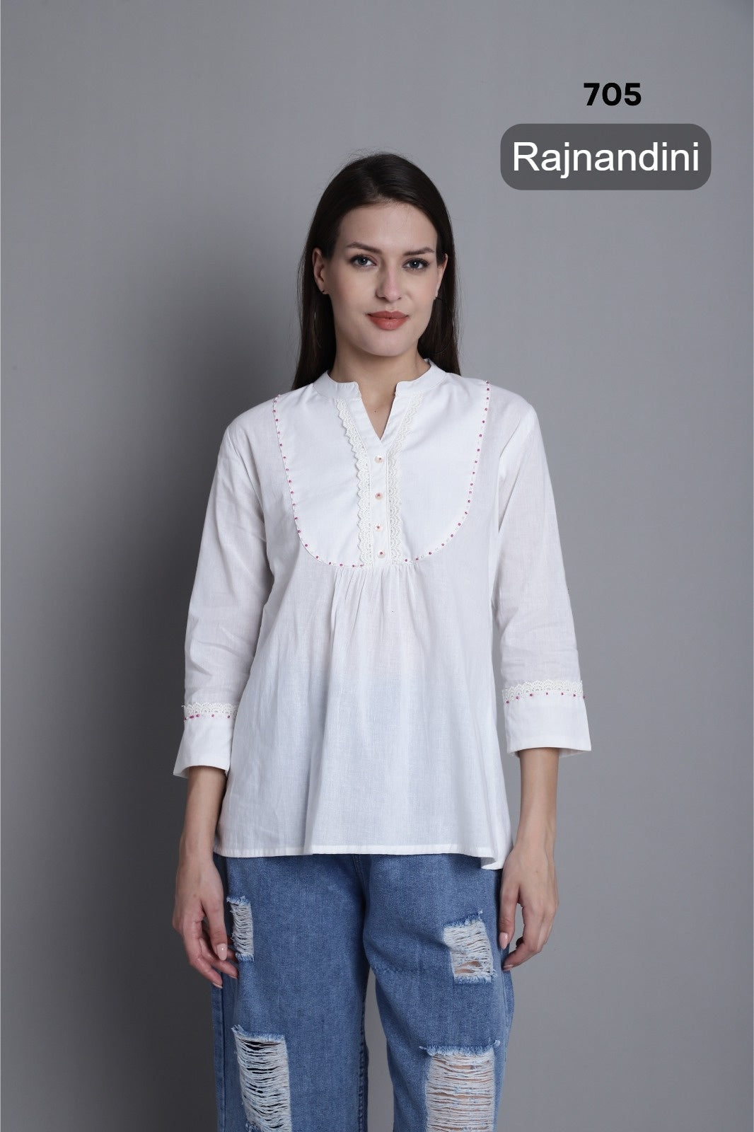 705 Rajnandini Cotton Women Top