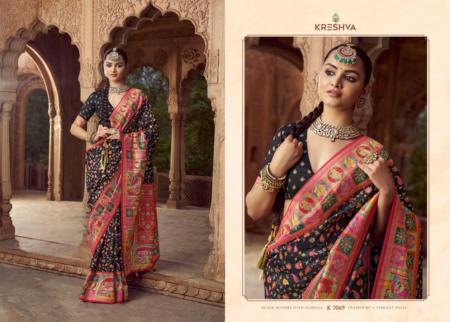 7069 Chakori Kreshva Pv Silk Sarees