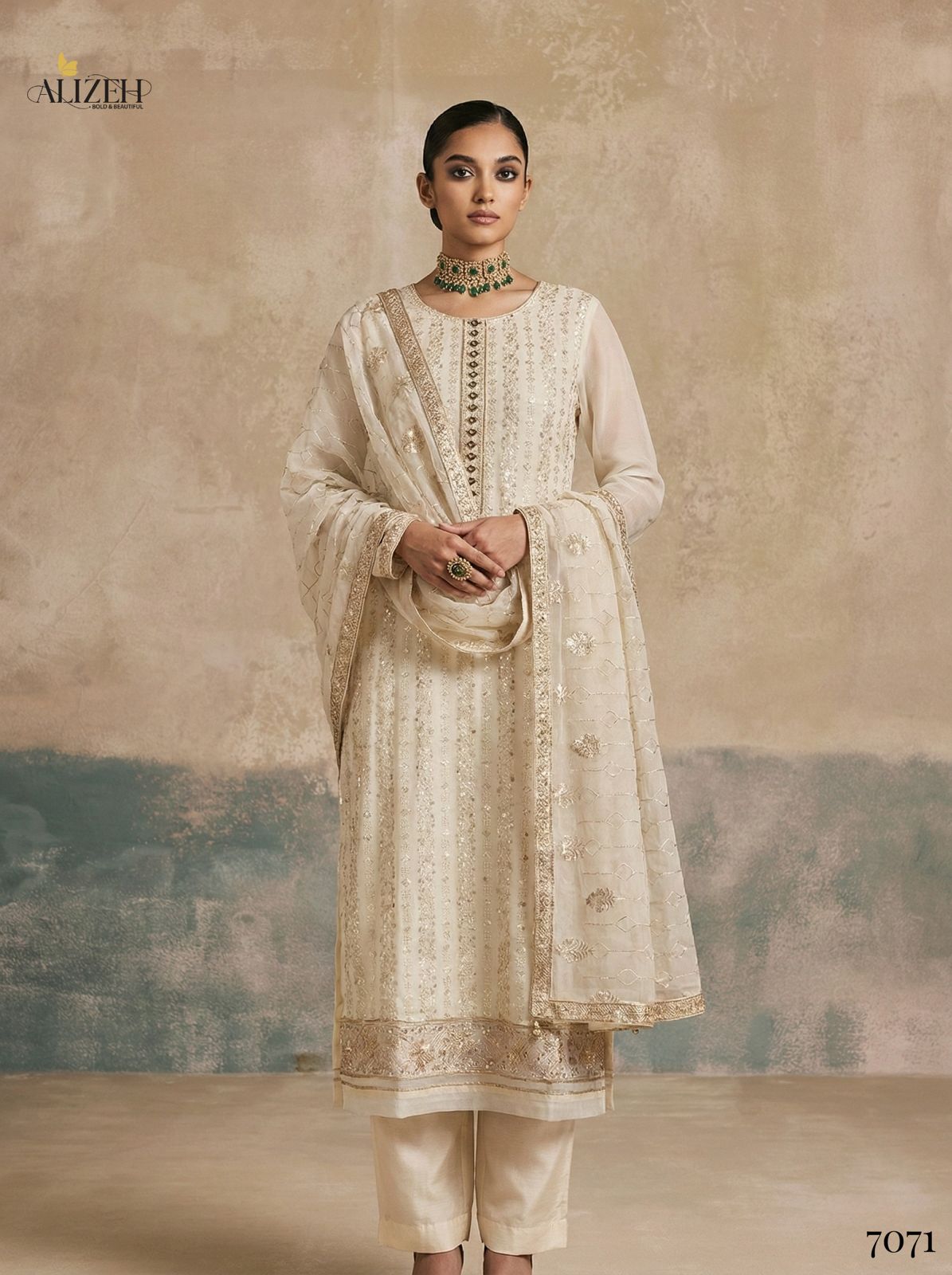 7071 Alizeh Georgette Readymade Suits