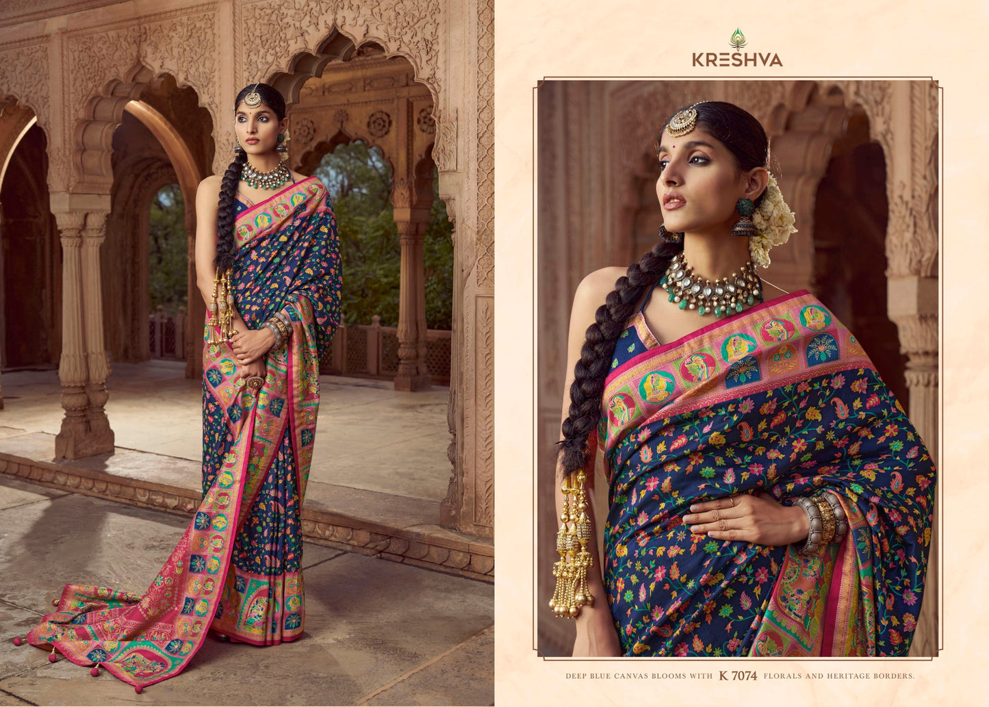 7074 Chakori Kreshva Pv Silk Sarees