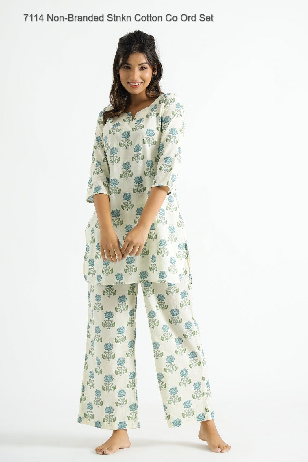 7114 Non-Branded Stnkn Cotton Co Ord Set