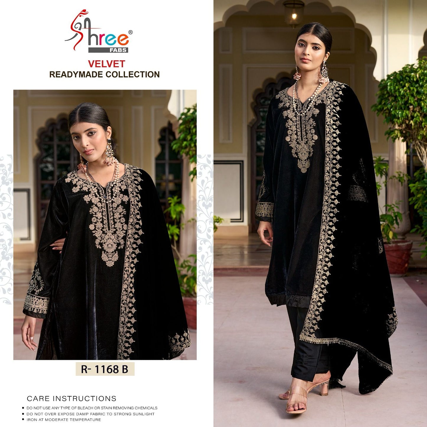 1168-B Shree Fabs Pakistani Readymade Suits