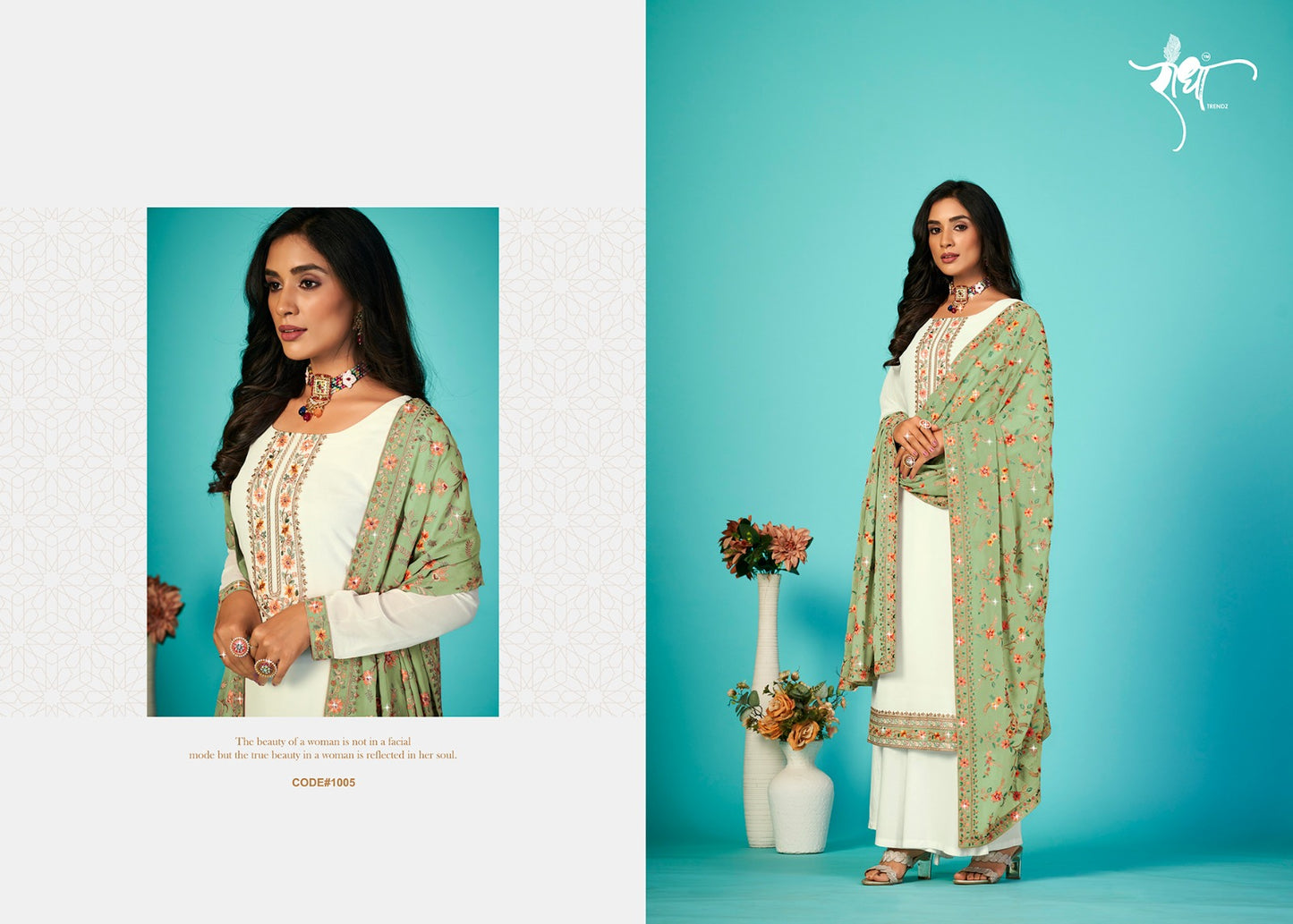 1095 Sajni Radha Unstitched Suits