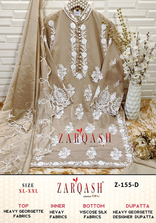 Z-155D Zarqash Pakistani Readymade Suits