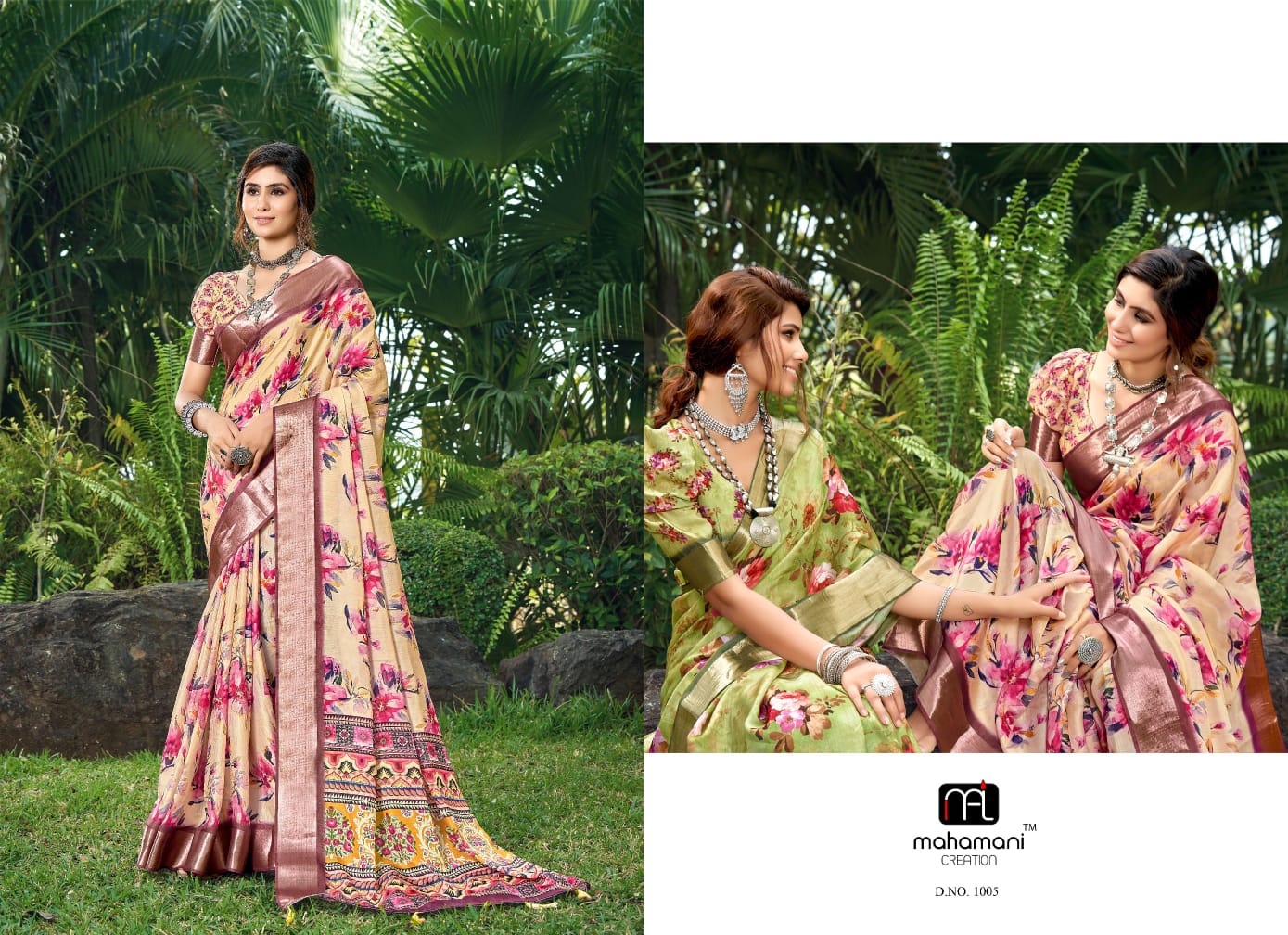 1005 Nancy Mahamani Creation Sarees