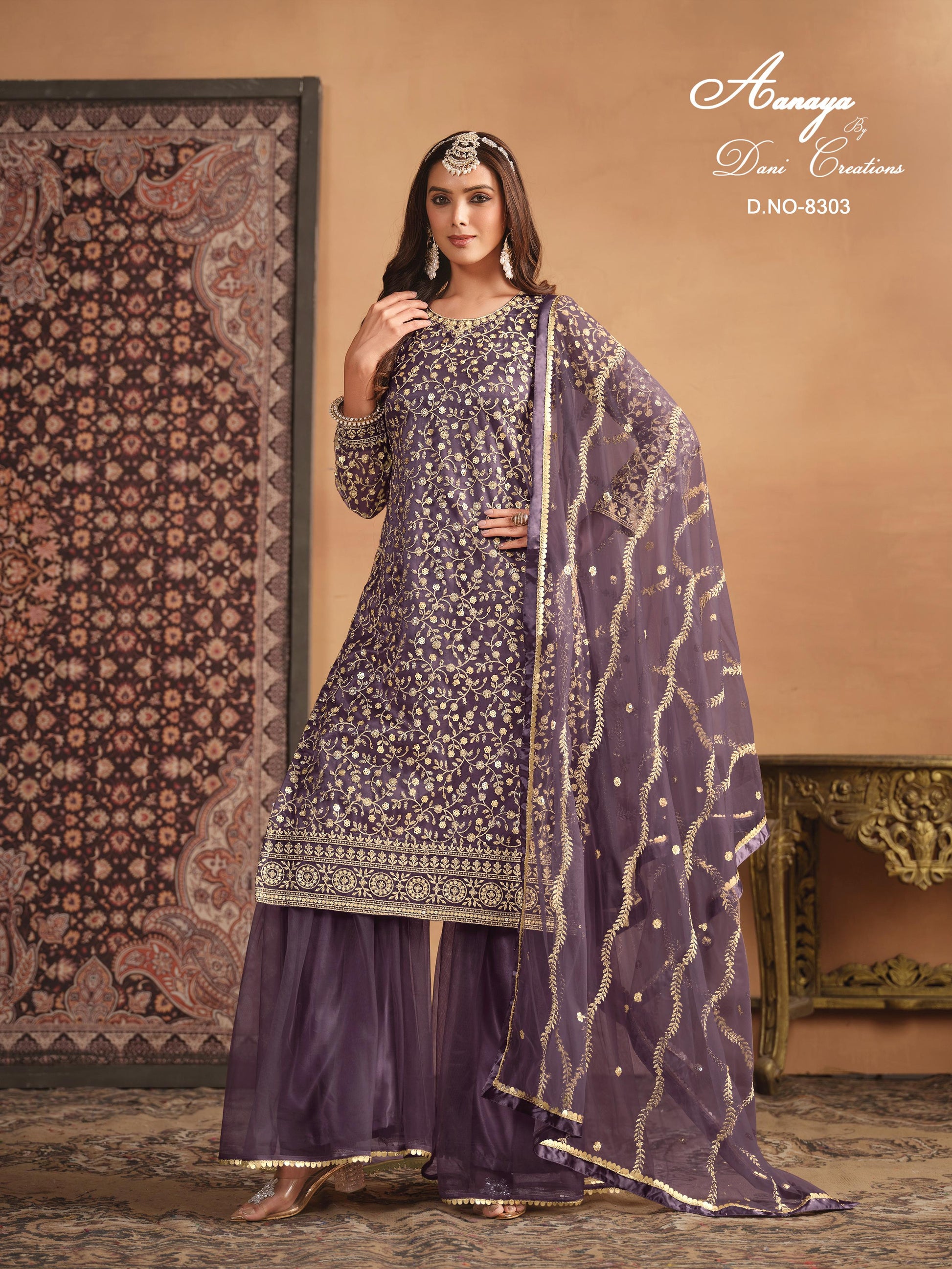 8303 Twisha Aanaya Vol 183 Dani Creation Unstitched Suits