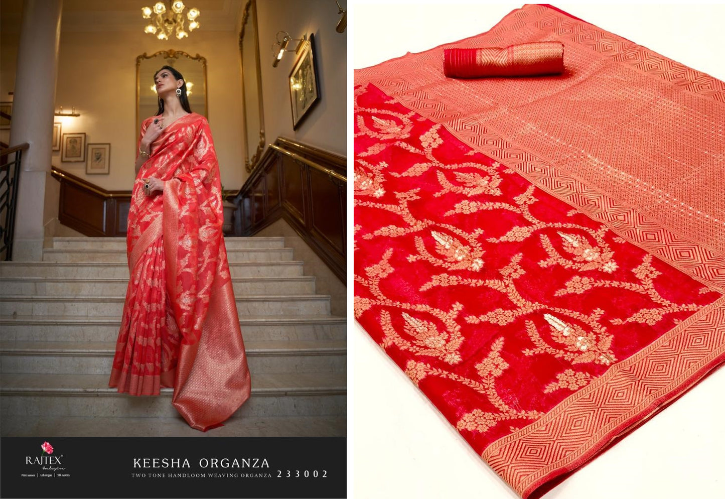 233002 Keesha Rajtex Sarees
