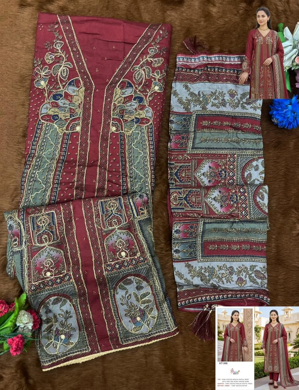 KT-366 Shree fabs Pakistani Salwar Suit