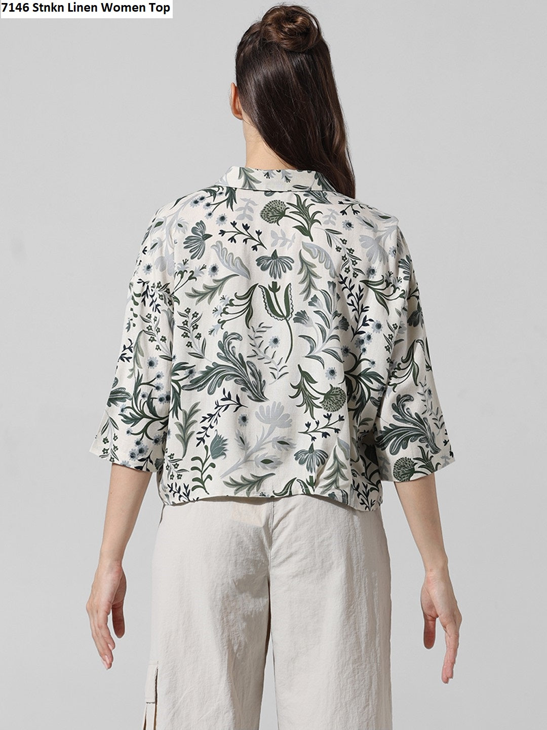 7146 Stnkn Linen Women Top