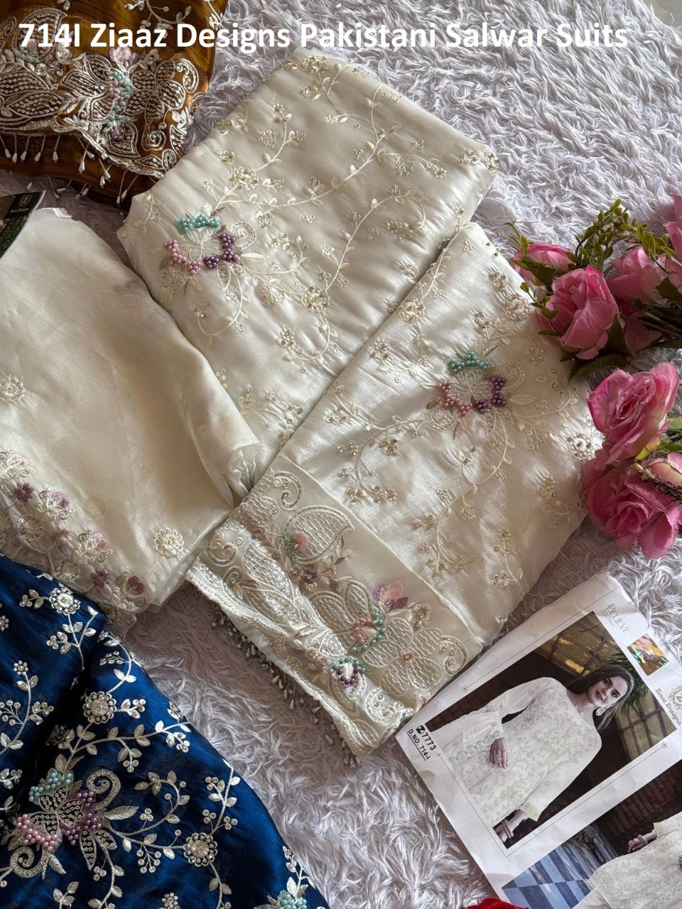 714I Ziaaz Designs Jarkan Pakistani Salwar Suits