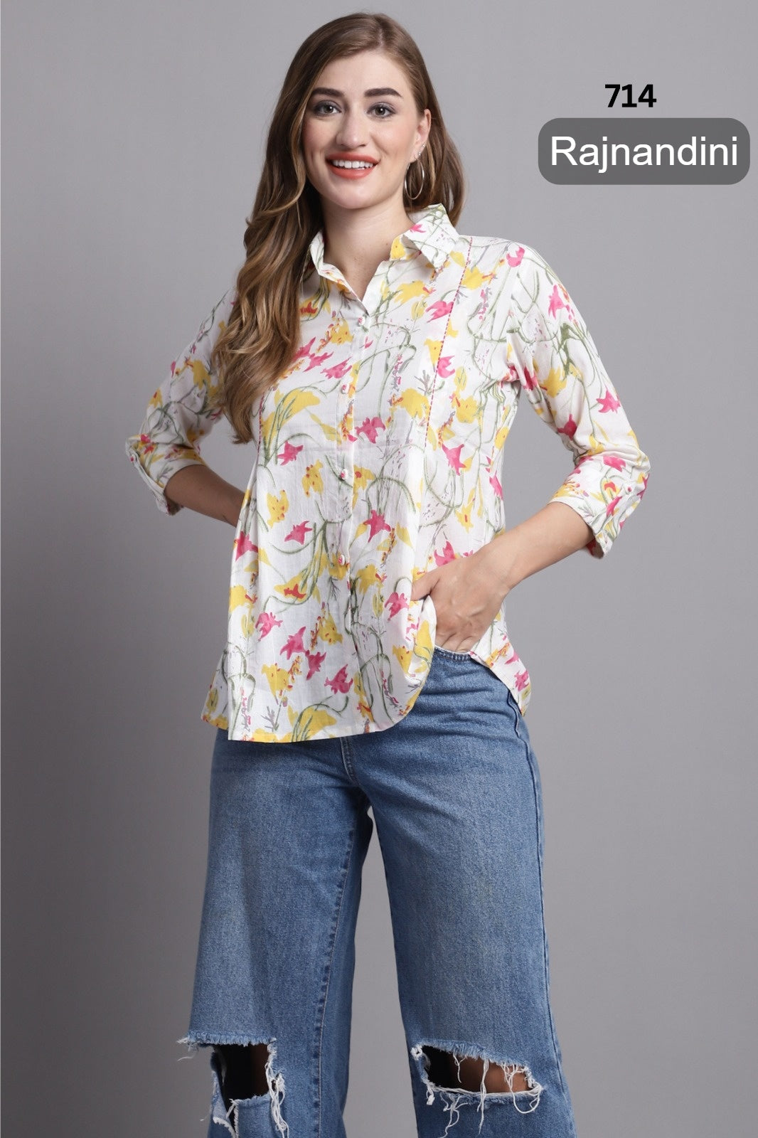 714 Rajnandini Cotton Women Top