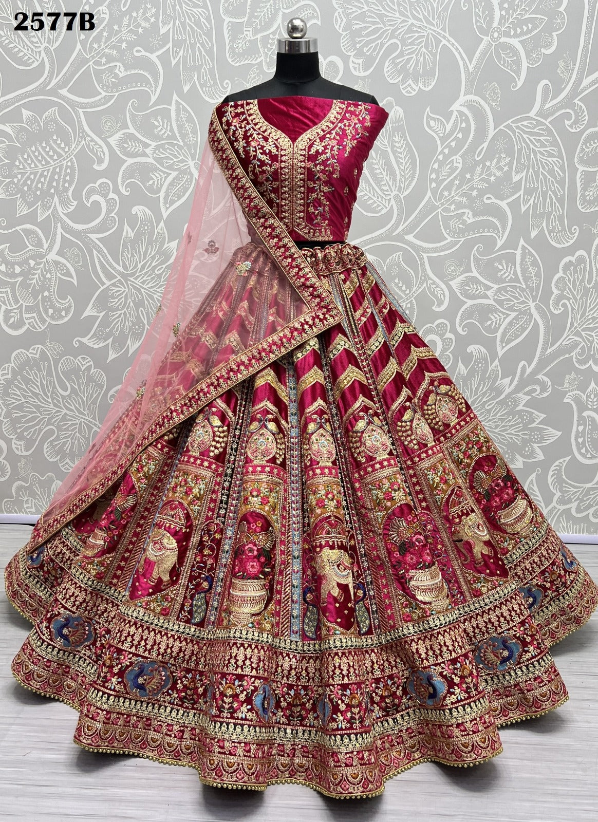 2577B Anjani Art Lehenga Choli