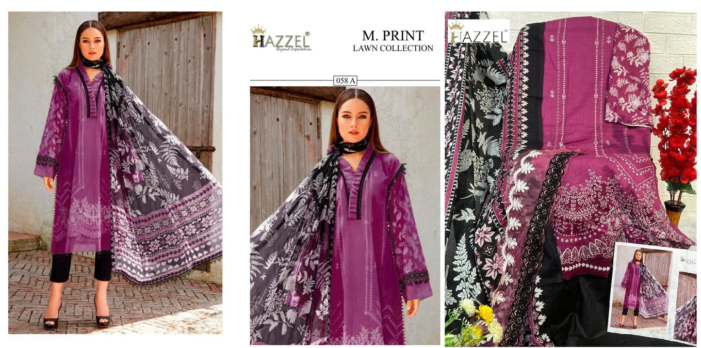 58A Hazzel Pakistani Salwar Suits