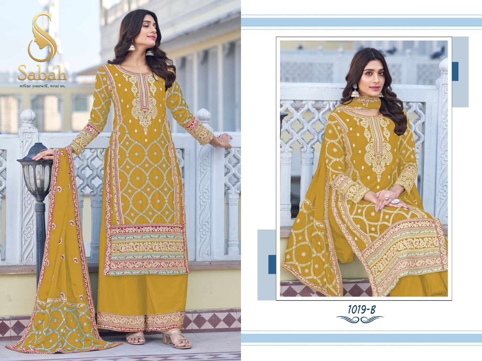 1019B Guzaarish Sabah Unstitched Suits