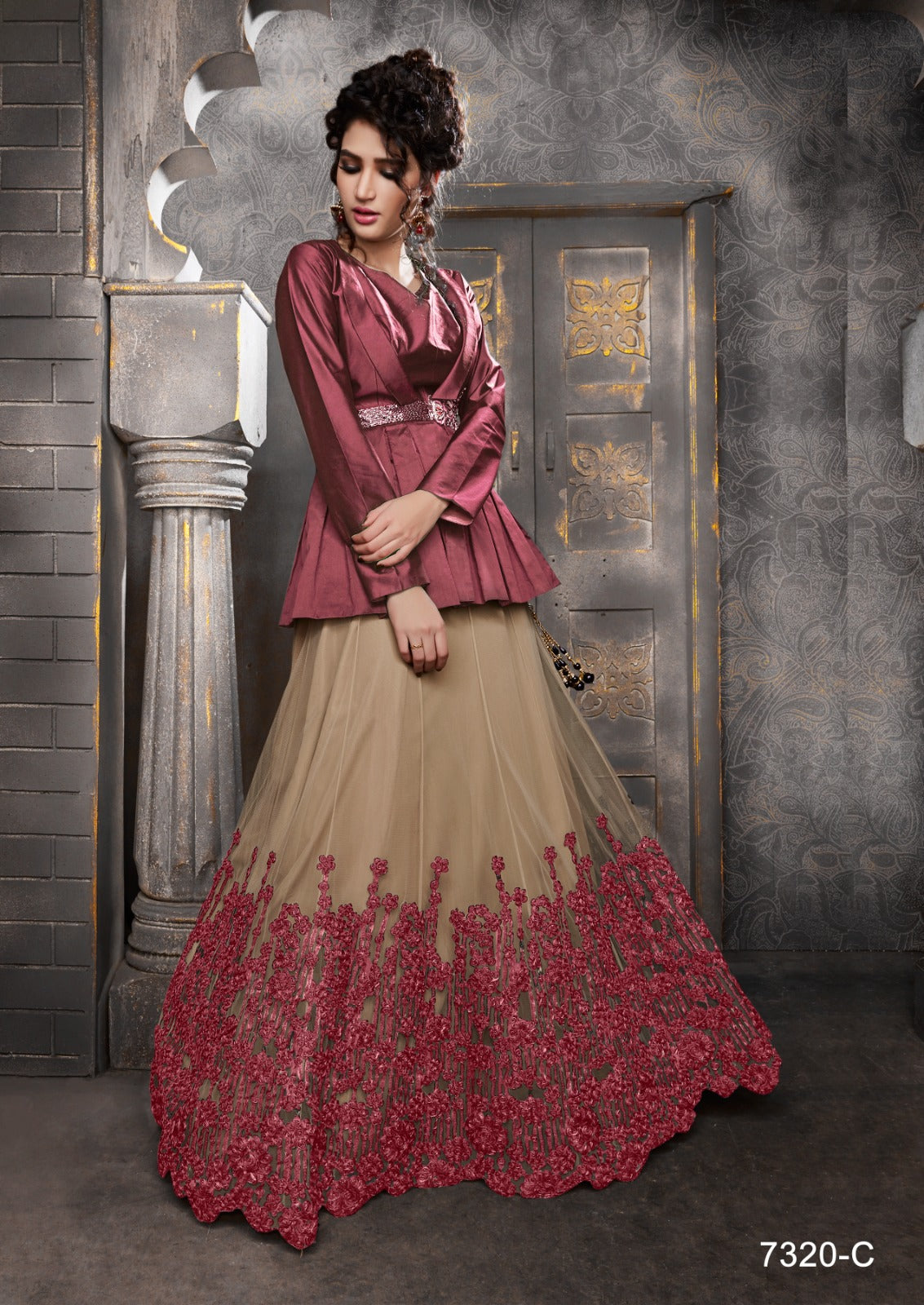 7320C Daizy Mahotsav Indowestern Pair