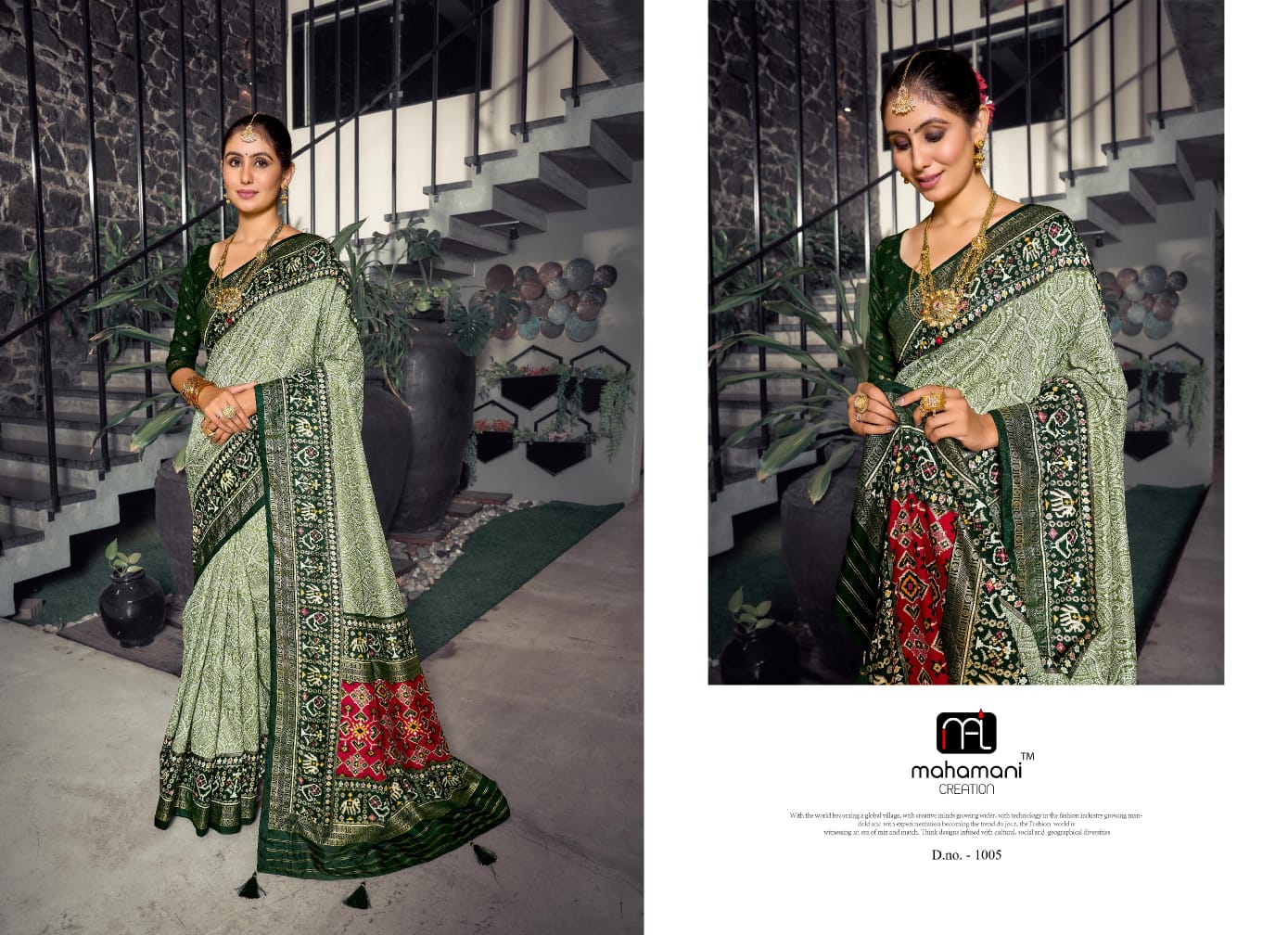 1005 Vivanta Mahamani Creation Sarees