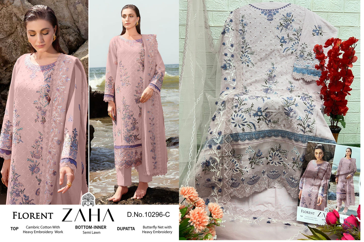 10296C Florent Zaha Pakistani Salwar Suits