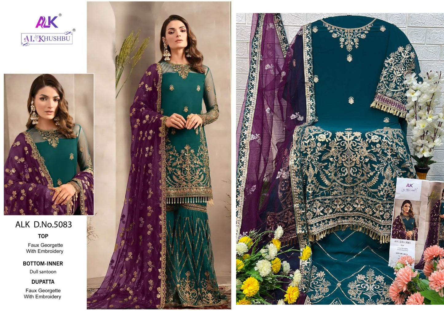 5083 Alk Pakistani Salwar Suits