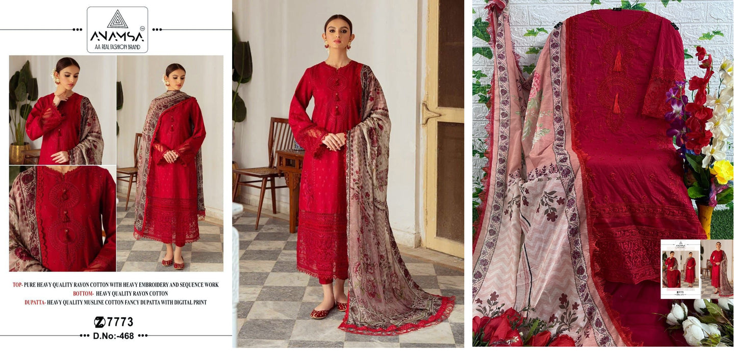 468 Anamsa Pakistani Salwar Suits