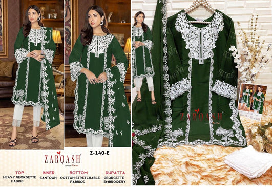 Z-140E Zarqash Pakistani Readymade Suits