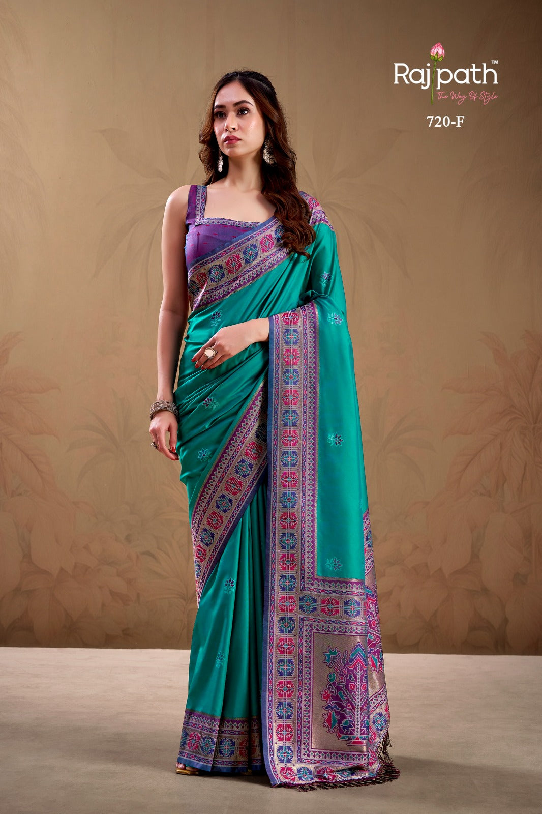 720-F Salem Rajpath Silk Sarees