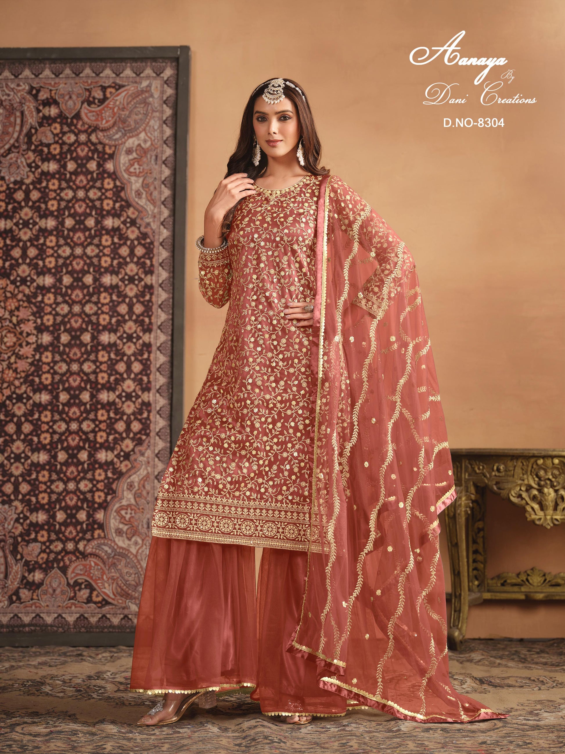 8304 Twisha Aanaya Vol 183 Dani Creation Unstitched Suits