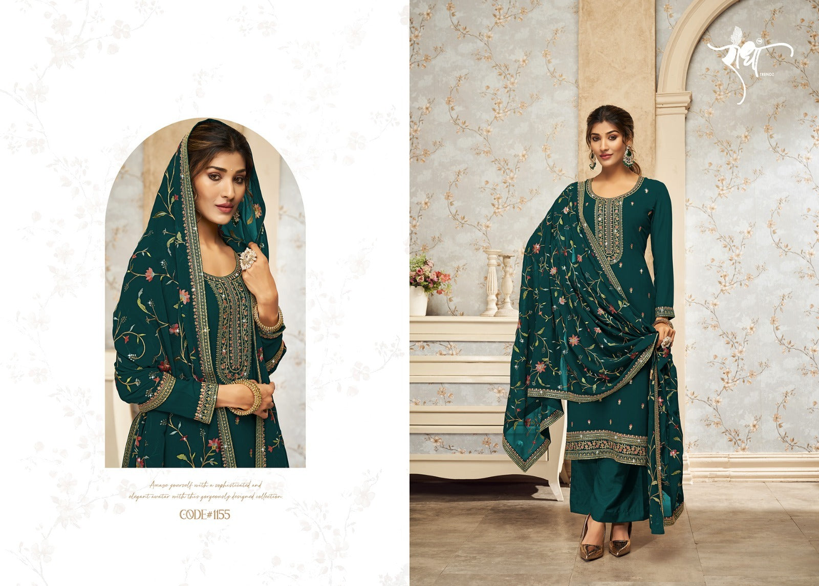1155 Savariya Radha Unstitched Suits