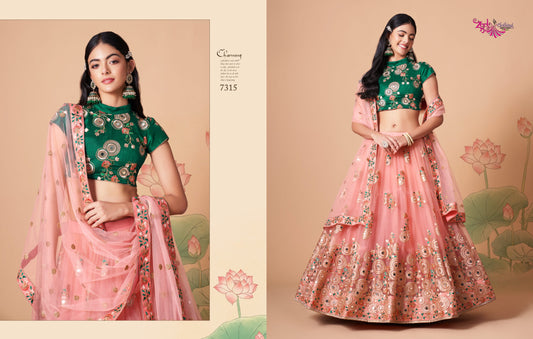 7315 Neo Romantic Vol-3 Zeel Soft Net Lehenga Choli
