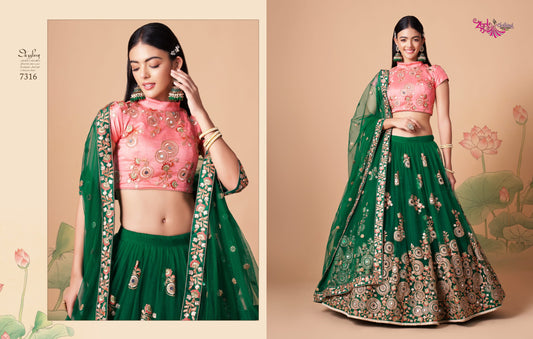7316 Neo Romantic Vol-3 Zeel Soft Net Lehenga Choli