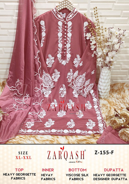 Z-155F Zarqash Pakistani Readymade Suits