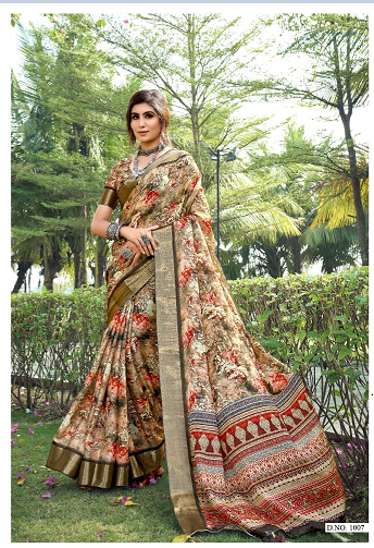 1007 Nancy Mahamani Creation Sarees