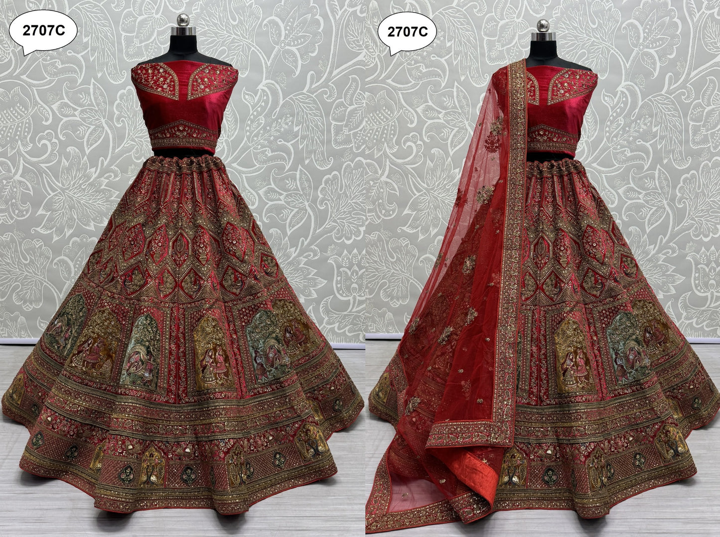 2707C Anjani Art Lehenga Choli