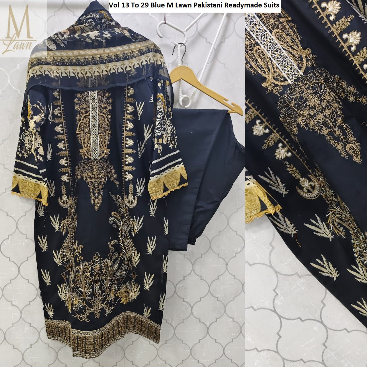 Vol 13 To 29 Blue M Lawn Pakistani Readymade Suits