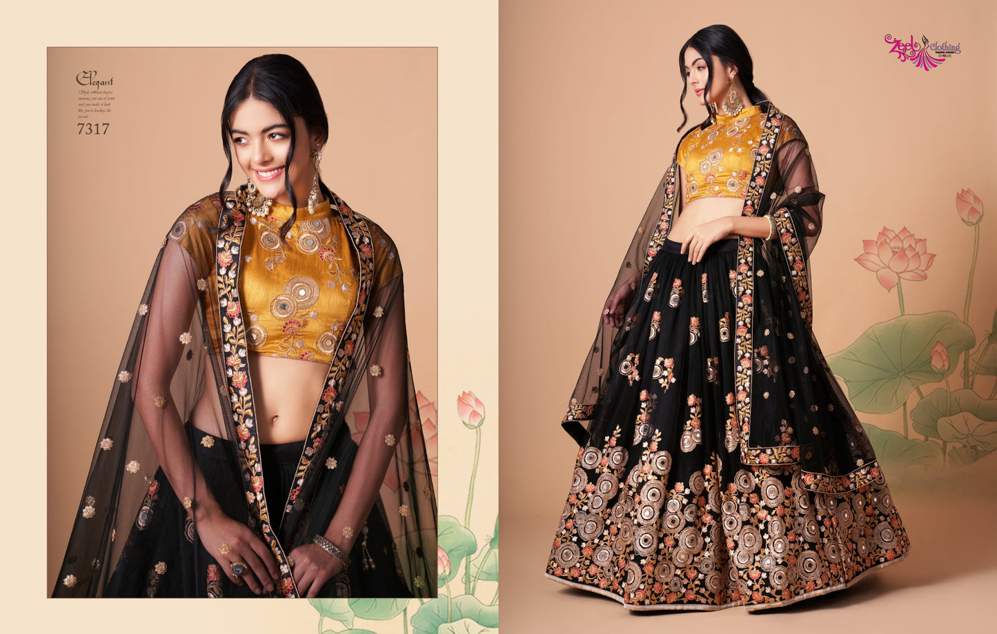 7317 Neo Romantic Vol-3 Zeel Soft Net Lehenga Choli