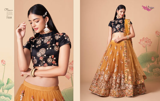 7318 Neo Romantic Vol-3 Zeel Soft Net Lehenga Choli