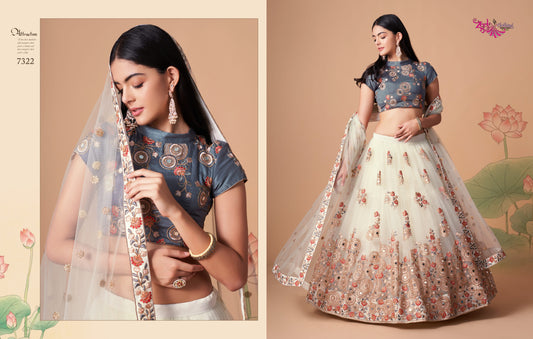 7322 Neo Romantic Vol-3 Zeel Soft Net Lehenga Choli