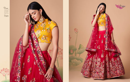 7323 Neo Romantic Vol-3 Zeel Soft Net Lehenga Choli
