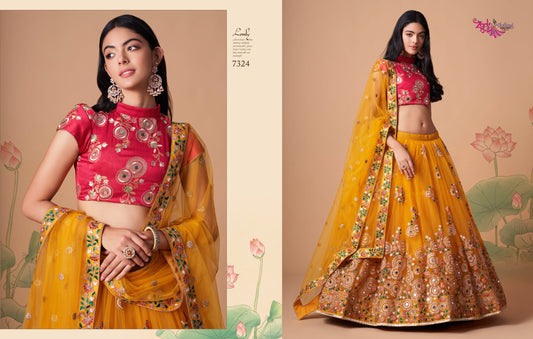 7324 Neo Romantic Vol-3 Zeel Soft Net Lehenga Choli