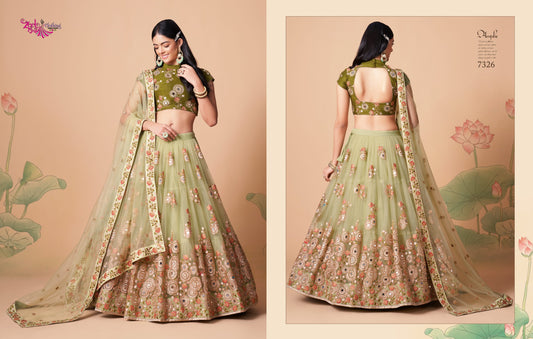 7326 Neo Romantic Vol-3 Zeel Soft Net Lehenga Choli