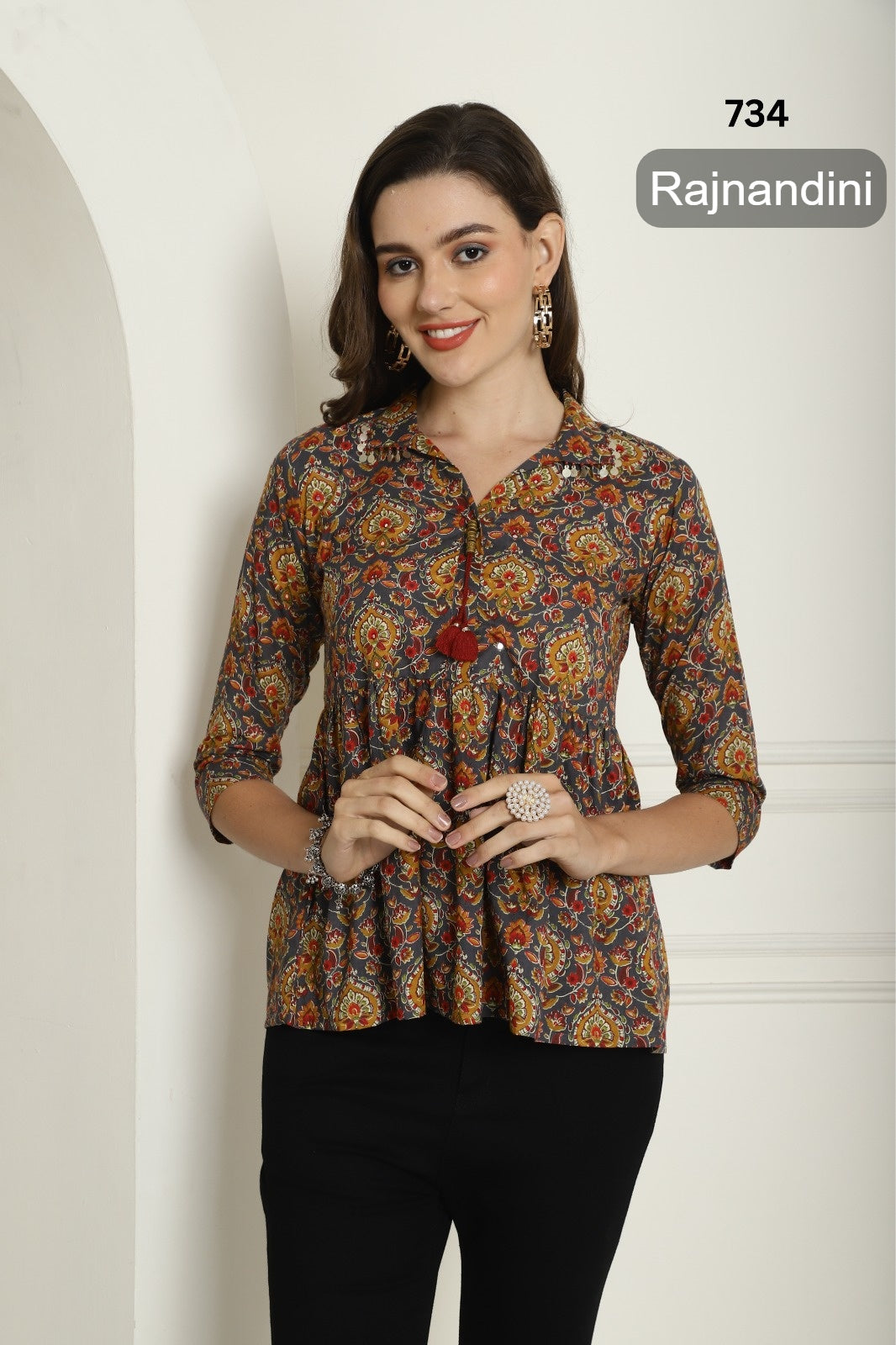 734 Rajnandini Cotton Women Top
