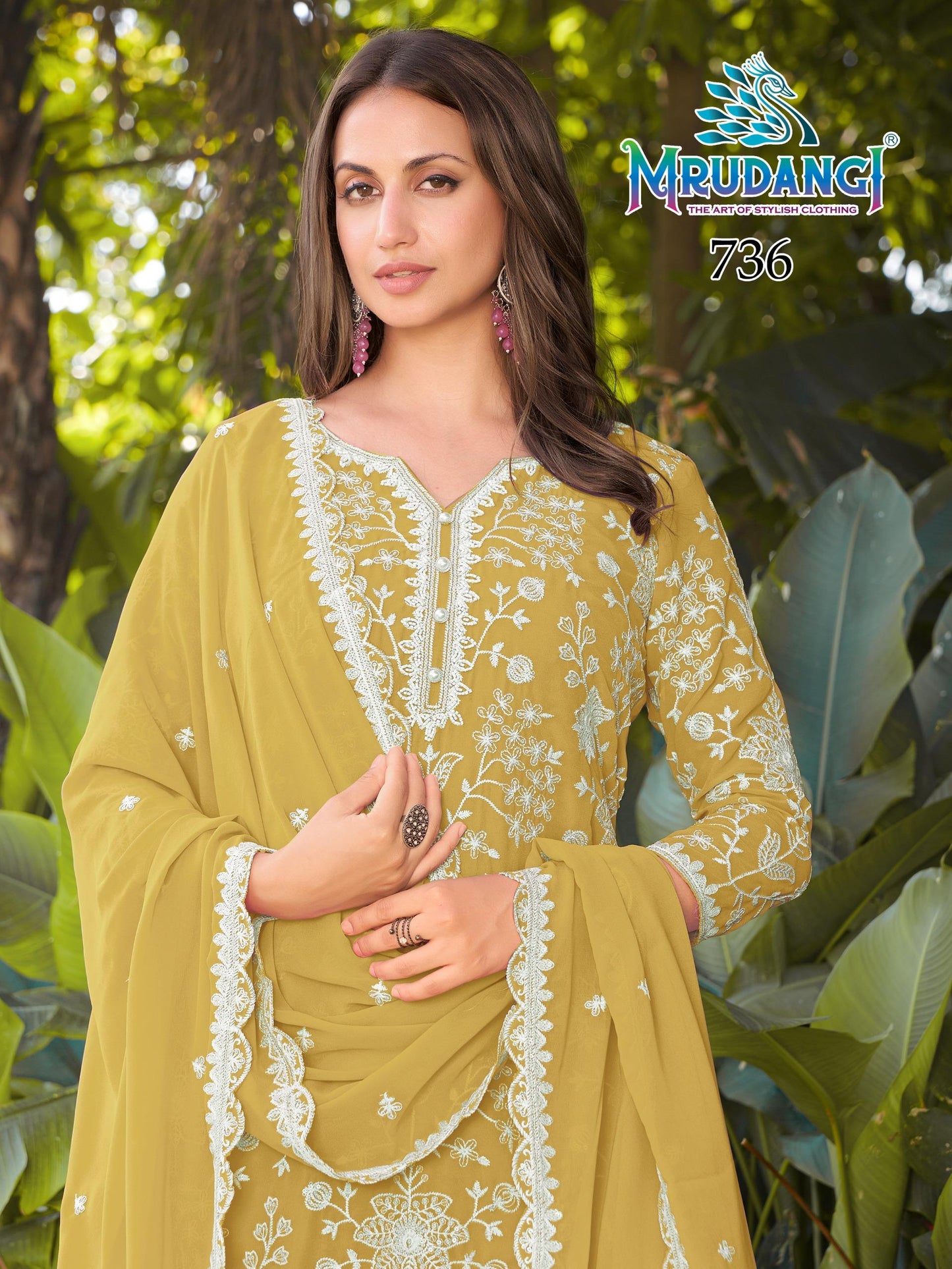 736 Misha Mrudangi Premium Georgette Readymade Suits