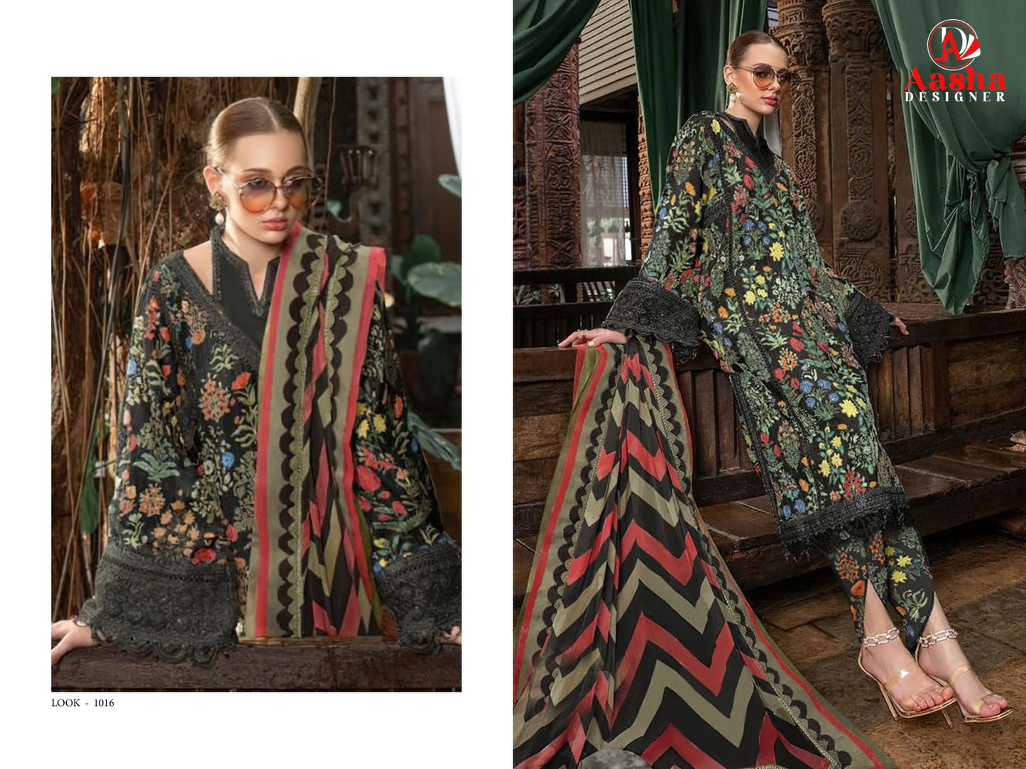 1016 Aasha Designer Pakistani Salwar Suits