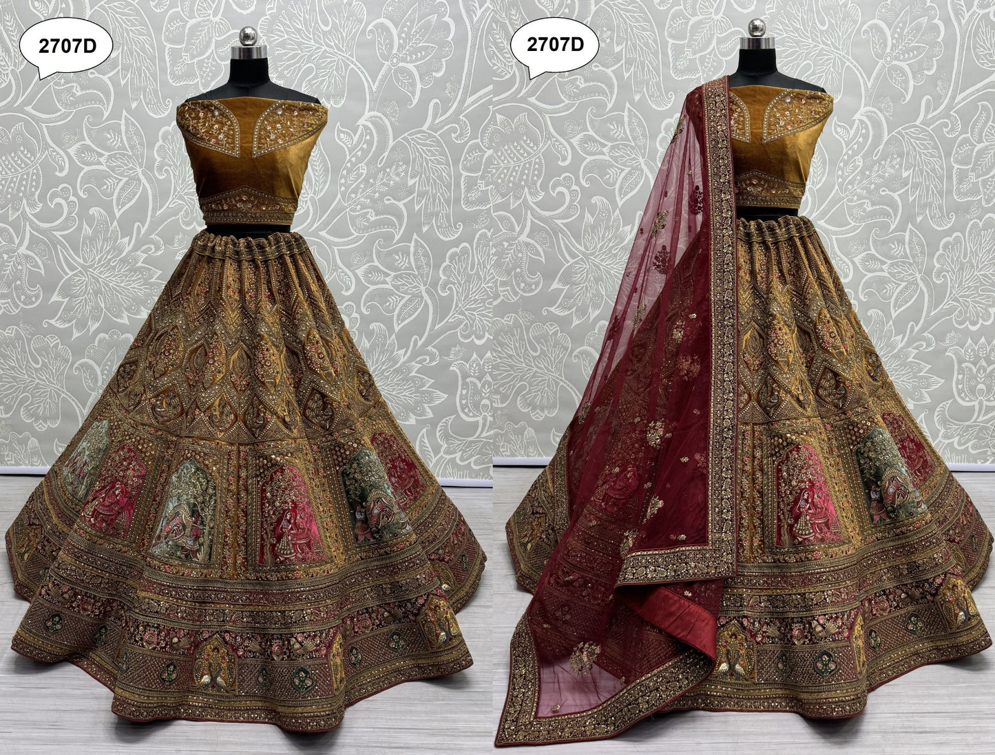2707D Anjani Art Lehenga Choli