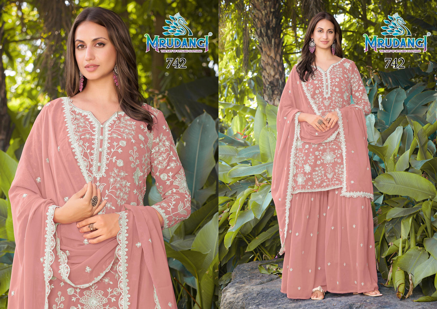 742 Mishika Mrudangi Premium Georgette Readymade Suits