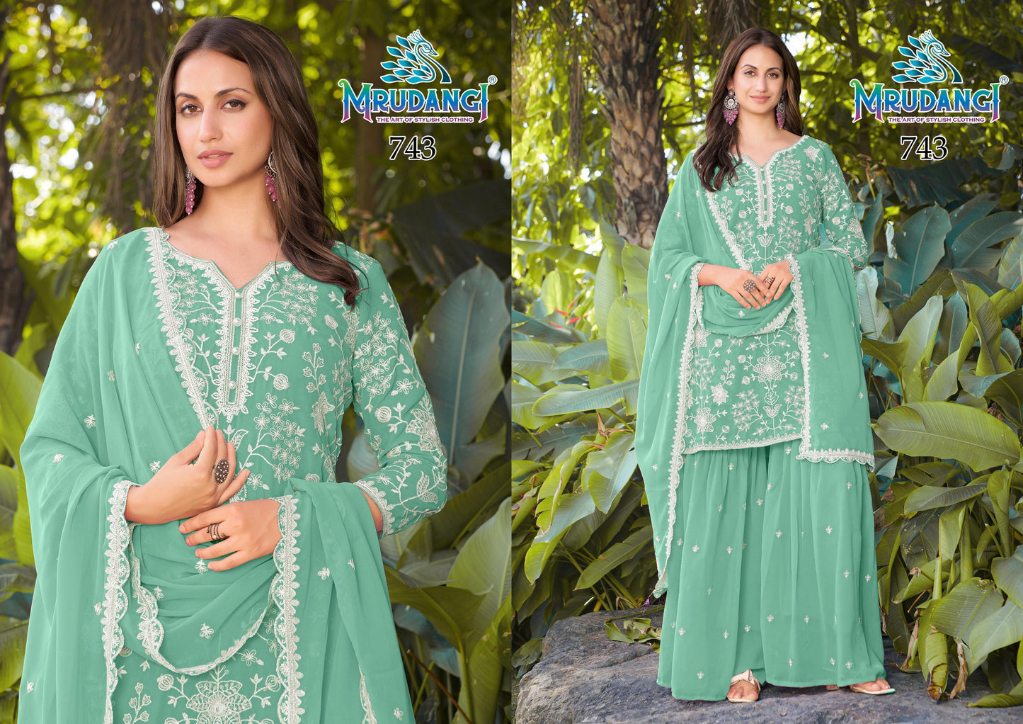 743 Mishika Mrudangi Premium Georgette Readymade Suits