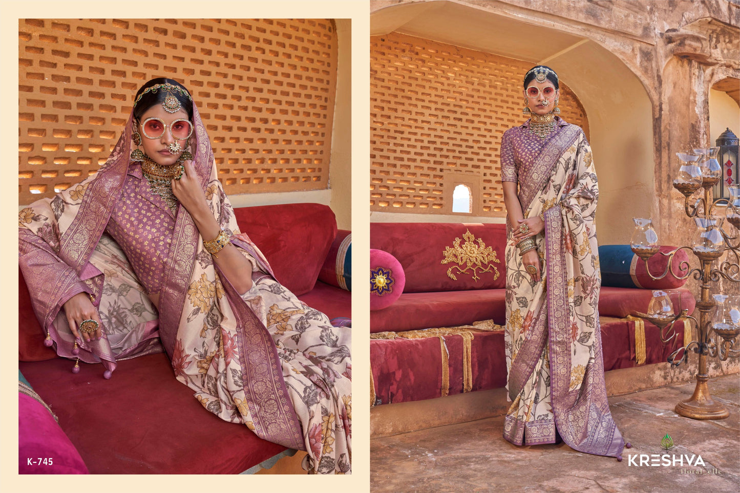 745 Dev Bhumi Kreshva Pv Silk Sarees